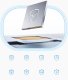 Baseus Powerbank PicoGo 10000mAh 45W z wyświetlaczem cyfrowym z wbudowanym kablem USB-C - tytanowy 6