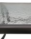 vidaXL Stół ogrodowy Majorka Trio 150x80 cm czarny metalowy prostokątny 8-osobowy 2