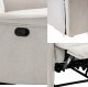 Kontrasto Fotel rozkładany dwuosobowy TIMO DUO 130x90x99 cm szenil beżowy 13