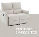 Kontrasto Fotel rozkładany dwuosobowy TIMO DUO 130x90x99 cm szenil beżowy 14