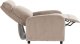 Kontrasto Fotel rozkładany LUCAS FW102 sztruks taupe recliner z podnóżkiem wypoczynkowy 3