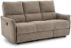 Kontrasto Sofa fotel rozkładany TIMO TRIO 177 cm szenil brązowy 3-osobowa 1