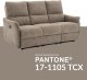 Kontrasto Sofa fotel rozkładany TIMO TRIO 177 cm szenil brązowy 3-osobowa 6