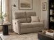 Kontrasto Sofa fotel rozkładany TIMO DUO 130 cm szenil brązowy 2-osobowa 2