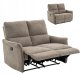 Kontrasto Sofa fotel rozkładany TIMO DUO 130 cm szenil brązowy 2-osobowa 6