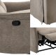 Kontrasto Sofa fotel rozkładany TIMO DUO 130 cm szenil brązowy 2-osobowa 7