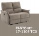 Kontrasto Sofa fotel rozkładany TIMO DUO 130 cm szenil brązowy 2-osobowa 8