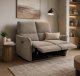Kontrasto Sofa fotel rozkładany TIMO DUO 130 cm szenil brązowy 2-osobowa 10
