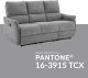 Kontrasto Sofa fotel rozkładany TIMO TRIO 177 cm szenil szary 3-osobowa 6