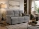 Kontrasto Sofa fotel rozkładany TIMO TRIO 177 cm szenil szary 3-osobowa 8