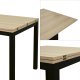 Kontrasto Stół rozkładany Alex 80-160x80 cm jasny dąb do jadalni i salonu 3