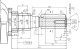 Rato Silnik R390 wał poziomy 25,4 Mm / 88 Mm R390 2