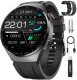 Smartwatch Lazird EKG AMOLED CIŚNIENOMIERZ BMI GLUKOZA 440MAH PPG czarny 1