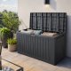 Skrzynia ogrodowa Kontrasto Skrzynia ogrodowa 295L antracyt schowek na taras balkon 115x45x57 PP 6