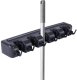 Gerimport Wieszak na Mopa Ścienny VILDE 5 Automatycznych Uchwytów 41 cm (ORI_569710) 1