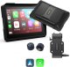 Nawigacja GPS Medialove Ekran motocyklowy Medialove M7 Quick Carplay Android Auto Szybki Montaż + TPMS 1