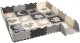 Rebel Mata edukacyjna dla dzieci, puzzle 150 x 150 cm z ramką (RBY-2250-16) 2