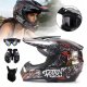 PRO-BIKER Kask Crossowy Motocyklowy Enduro Quad Lekki Gogle Rękawice Maska M Braders (18751183425) 6