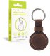 Mobile Origin MOBILE ORIGIN AIRTAG OUTDOOR LEATHER KEYCHAIN A7, MIDNIGHT BROWN 1