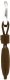 Mobile Origin MOBILE ORIGIN AIRTAG OUTDOOR LEATHER KEYCHAIN A7, MIDNIGHT BROWN 4