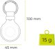 Mobile Origin MOBILE ORIGIN AIRTAG OUTDOOR LEATHER KEYCHAIN A7, BLACK 7