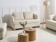 Beliani Sofa dla 2 osób RATTVIK Boucle Złamana biel (726317) 11