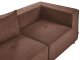 Beliani Narożnik modułowy dla 4 osób AXEBO Prawostronny Brązowy Boucle (805925) 4