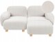 Beliani Sofa modułowa dla 2 osób AMLI Złamana biel Boucle z otomaną (732383) 2