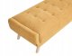 Beliani Sofa dla 2 osób HABO Musztardowy z otomaną (807499) 5