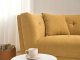 Beliani Sofa dla 2 osób HABO Musztardowy z otomaną (807499) 9