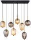 Lampa wisząca Globe Blacky czarna mat 8x E14 Globo 4
