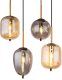 Lampa wisząca Globe Blacky czarna mat 8x E14 Globo 5