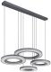 Lampa wisząca Globe LED Blasius czarna/biała ściemniacz CCT Globo 3