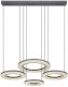 Lampa wisząca Globe LED Blasius czarna/biała ściemniacz CCT Globo 4