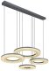 Lampa wisząca Globe LED Blasius czarna/biała ściemniacz CCT Globo 6
