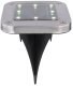 PowerNeed Lampa gruntowa solarna LED 8x0,01W 2 szt. Globo 3