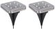 PowerNeed Lampa gruntowa solarna LED 8x0,01W 2 szt. Globo 4