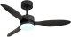 Wentylator Globe Sufitowy LED 20W Blackwell Czarny Globo 1