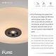 Lampa sufitowa Belideco LED PURE Vitrum 6083-34 Paul Neuhaus 8