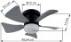 Wentylator Globe Sufitowy LED 9W Hines Globo 8