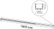 Lampa sufitowa VTAC LED Natynkowa biała 30W 3000K 180 cm HIATE 1817 Antigo 2