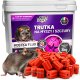 NO PEST Trutka trucizna na szczury myszy gryzonie fluo środek gryzoniobójczy kostka czerwona fluorescencyjna świecąca brodifakum 3kg 1