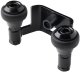PSG Uchwyt 60mm górny do bram przesuwnych (2 rolki) czarny RAL9005 (60.023.9005) 1