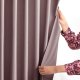 Fabryka Firan Zasłona VELVET 140x270 brązowa welwet przelotki srebrne Restilo 9