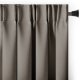 AmeliaHome Zasłona zaciemniająca BLACKOUT 140x280 beżowa na taśmie AmeliaHome 1