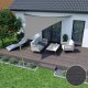 AIO FACTORY Żagiel przeciwsłoneczny wodoodporny ortalion 3x3x3m szary (5905913039398) 4