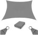 AIO FACTORY Żagiel przeciwsłoneczny wodoodporny ortalion 3x5 m szary (5905913039435) 4