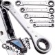 JCB Zestaw kluczy oczkowych z grzechotką klucze 6-21mm dwustronne 5szt (5902553743586) 1
