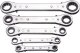 JCB Zestaw kluczy oczkowych z grzechotką klucze 6-21mm dwustronne 5szt (5902553743586) 2