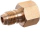 KAN-therm Redukcja reduktora Azot G1/4" GZ- 1/4" SAE mosiężna, Klimatyzacja (5902553737394) 2